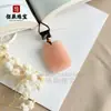 Colgante de Paz de Seda Dorada y Jade, Colgante de Paz Verde de Tianshan, Colgante de Pan de Flor de Durazno, Adorno Colgante de Jade Aventurina Unisex