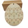 Colgante de virutas de madera de Pascua, decoración del hogar, pequeños objetos, huevo de madera para niños, pintado a mano, figura de bebé de virutas de madera, cuervo