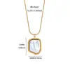 Collar Transfronterizo para Mujer, Acero Inoxidable Chapado en Oro de 18 Quilates, No se Desvanece, Forma de Corazón, Nicho, Lujo Ligero, Elegante Cadena para Clavícula Joyería, Nuevo