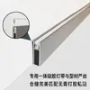 Rodapé Luminoso de Liga de Alumínio Ultra-estreito 2cm Minimalista Invisível Tira de Luz de Silicone Linha do Chão Linha do Pé Curva
