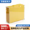 Caja de Almacenamiento de Archivos de Acrílico Engrosada Personalizada Caja de Almacenamiento de Cartas de Escritorio Portátil Exhibición de Archivos de Oficina
