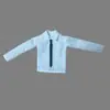 Ropa de Muñeca Hecha a Mano Ropa para Muñeco Macho de 30 cm Escala 1/6 Muñeca Yu Ge Príncipe Ob27 Traje de Jeans Chaqueta para Muñeco Macho Barbie