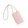 Mini Bolsa Transversal Estilo Coreano e Japonês Fofa Fresca Macaron Estilo Vertical Chave Moeda Celular Bolsa de PU Processamento Personalizado