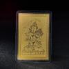 Novo Cartão Dourado Zakiram Bagagem de Mão Thangka Cartão de Guarda Xizang Cartão da Sorte Karasazaki Folha de Ouro