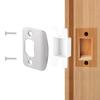 Pieza guía hebilla cerradura puerta bloque negro acero inoxidable hebilla cuerpo cerradura puerta madera placa lateral bafle de bloqueo fábrica mayoreo