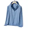 Roupas de Proteção Solar para Comércio Exterior para Mulheres, Roupas de Proteção UV Respiráveis Finas de Verão para Uso Externo para Homens, Nova Jaqueta de Pele Fina Respirável