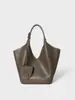 Bolso de Mujer Estilo Nuevo Bolso de Mujer Piel Genuina Bolso de Hombro Bajo el Brazo Bolso Tote de Cuero de Vaca Transfronterizo Nicho Cruzado Retro Piel Suave Gran Capacidad