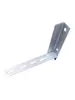 Soporte de ángulo para bandeja de cables soporte de tubería trípode de ángulo de acero soporte de pared para cables tubería de gas natural galvanizado engrosado