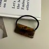 Pinza para el Cabello Rectangular de Acetato de Alta Gama para Mujer Parte Trasera de la Cabeza Texturizada Versátil Temperamento Pinza de Resorte Pinza Recta Accesorios para el Cabello Tocado