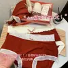 Año de nacimiento ropa interior roja en caja festiva de boda calzoncillos de alta gama 7A antibacteriana entrepierna inferior tejido modal agradable a la piel