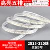 Tira de Luz de Silicona 2835 220V Super Brillante Autoadhesiva Luz de Ambiente Lineal Hogar Sala de Estar Exterior Impermeable Tira de Luz LED