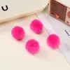 Fornecimento direto da fábrica bola de cabelo acrílica colorida alta elasticidade bola de cabelo de caxemira acessório de chaveiro de brinquedo DIY feito à mão
