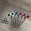 Cabezal de puntería recurvo ACCMOS, punta de puntería para arco recurvo, competición de arco y flecha con punta de puntería de fibra óptica, accesorios para arco y flecha