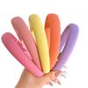 Faixa de cabeça de cor sólida estilo coreano simples e versátil para verão, lavagem do rosto, antiderrapante, 2 cm, lã, esponja, tecido, faixa de cabeça de plástico