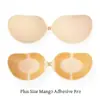 Popular Taza de Mango Almohadillas de Silicona para Senos, Ligeras, Transpirables, Absorbentes de Sudor, Adhesión Fuerte, Antideslizantes, Sin Costuras, Invisibles y Push-Up