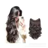 Mecha de Peruca de Cabelo Longo para Mulheres, Peça Única Ondas Grandes Extensão de Cabelo Invisível Sem Costura, Volumizante, Mecha de Cabelo Cacheado Alga em Camadas Altas