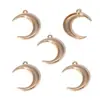Novos Acessórios de Joias de Liga Metálica Pingente Único Pingente de Lua Pulseira Simples Colar Chaveiro Pingente Decorativo L640