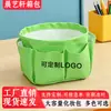 Bolsa de Maquiagem Anticolapso, Moldada, de Capacidade Extra Grande com Organizador de Bolsa Interna, Compartimentos em Grade, Bolsa de Armazenamento Portátil de PU