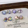 Dongzhou Diamante de Cristal Redondo Fondo Plano 10mm Flash K9 Lote Completo Diamante de Cristal Redondo Base Redonda Accesorios para Joyería DIY
