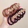 Diadema de Oso, Goma para el Cabello de Color Café, Lazo Sencillo y Elegante, Goma Elástica para Mujer, Diadema de Alta Elasticidad y Duradera al por Mayor