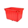 Tanque de Agua de Plástico de 400 Litros con Ruedas, Contenedor de Almacenamiento Grueso Apilable para Ropa, Contenedor de Plástico para Taller Industrial, Acuicultura