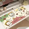 Alfombrilla de ratón de oficina de dibujos animados Hello Kitty, Alfombrilla de escritorio extragrande, Resistente a las manchas, Fácil de limpiar, Mantel de tierra de diatomeas absorbente de agua