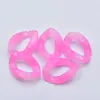 Hebilla de Cadena Acrílica Color Gelatina de 23 mm x 17 mm Se Puede Combinar con Bolso de Cadena Pantalones de Cadena Accesorios de Joyería DIY Anillo de Conexión