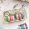 Cinta Washi Rayada Vintage para Pegatinas para Diario DIY y Scrapbooking - Una Colección de Pegatinas Decorativas para Diarios y Álbumes de Recortes