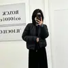 2026 Invierno Nueva Moda Casual Holgada Algodón de Alta Calidad Patchwork Chaqueta para Mujer Corta Cálida Adelgazante Abrigo de Moda