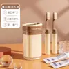 Vaso para Enjuague Bucal de Viaje, Caja de Almacenamiento para Artículos de Tocador, Vaso Portátil para Cepillado de Dientes para Viajes y Viajes de Negocios, Vaso de Enjuague Bucal Dopamina