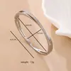 Pulsera de Acero Inoxidable para Uñas, Barro y Taladro, Pulsera de Moda y Elegante para Mujer, Pulsera de Acero de Titanio Chapada en Oro de 18 Quilates