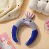 Diadema linda de Conejo Policía con Sombrero, Diadema de Orejas de Conejo, Pasador para el Cabello de Desempeño Infantil, Accesorio para el Cabello para Fotos en Parque de Atracciones