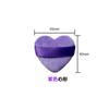 Set de Esponjas de Maquillaje con Cojín de Aire en Forma de Corazón Transfronterizo Grande Súper Suave Polvo Seco Polvo Suelto Maquillaje Puff de Corazón de Terciopelo Negro