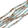 Oferta especial, venta al por mayor, cuentas de cristal de color galvanizado, cuentas de pagoda, accesorios de joyería para bricolaje, cuentas sueltas, cuentas hechas a mano, en stock