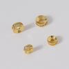 Atacado de Contas Pulseira Colar de Contas Ouro 14K Espaçador de Contas Roda Anel com Zircônia Micro-incrustada Broca Acessórios para Joias DIY