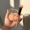 Nuevo Pincel para Rubor con Forma de Escoba Pequeña, Pincel Biselado para Base, Pincel para Maquillaje en Crema para Contorno, Pincel Portátil para Rubor en Crema Cangzhou