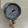 Manómetro YN60 resistente a golpes G 1/4 cabeza de manómetro radial llena de glicerina y aceite de silicona, rosca estándar británica, salida de 1/4 de pulgada, manómetro transfronterizo