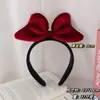 Orelha de Mickey com Laço 10cm Headband Parque de Diversões Headwear Âncora Popular Grampo de Cabelo Festival Festa Headband