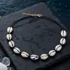 Collar tejido estilo playa hawaiana con estrellas de mar y conchas, simple y único, con cierre de langosta, cadena para la clavícula, suministro mayorista transfronterizo