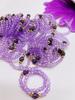 Estilo Ins Miçangas de Vidro Coloridas Misturadas Anel Criativo DIY com Miçangas Joias Estilo Celebridade da Internet Miçangas Cortadas Anel Pequeno Brilhante Misto