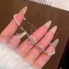 Pulsera Super Brillante con Circonita Microincrustada para Mujer, Pulsera de Cristal de Lujo Ligero de Gama Alta, Nueva Joyería Popular de Venta al por Mayor 2026