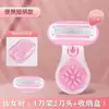 Fabricante Personalizado Afeitadora Especial para Depilación Femenina Afeitadora Manual Cinco Capas Hoja Ultradelgada para Mujer Mango Corto Depilador de Axilas
