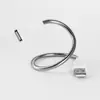 Cable de Extensión USB 2A Cable Adaptador de Alta Corriente Tubo Flexible de Silicona 30cm Flexión Libre Venta al por Mayor de Fábrica