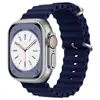 Adecuado para Correa de Apple Watch S10 Correa de Silicona Generación 1-9 Seultra Oficial Estilo Océano Correa de Ola