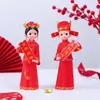 Tendencia Nacional Figuras Festivas de Novio y Novia para Boda, Felicidad y Unidad para Siempre, Muñecos de Boda, Recuerdos de Boda