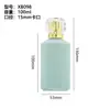 Botella de Vidrio para Perfume Aterciopelada, Botella Vacía Transparente de 100 ml, Procesamiento Personalizado, Botella Dispensadora de Muestras de Perfume, Tapa de Perfume Aterciopelada