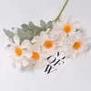 Flores Artificiais: Girassóis de 6 Cabeças, Margaridas Pequenas, Margaridas de Flor de Trigo para Decoração de Casa, Hotel, Casamento; Flores Artificiais, Flores Artificiais, Flores de Seda