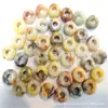 Contas de cristal natural ágata jade com furo grande 5*10mm contas de ábaco acessórios para colar pulseira DIY feitos à mão