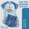 Traje de Banho Infantil Masculino Peacekeeper Elite Desert Lord Frost Moon Wolf Duas Peças Secagem Rápida Verão para Meninos Mais Velhos