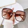 Nuevas gafas de sol Gafas de sol de moda de montura generosa europea y americana marea INS red roja parasol conducción venta al por mayor gafas de sol